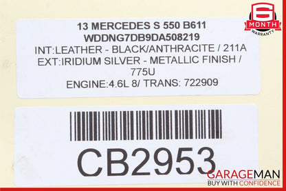 12-13 Mercedes W221 S550 S500 4.7L V8 Right Side Engine Cylinder Head Assembly