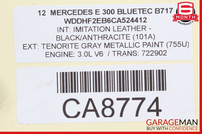 10-13 Mercedes W212 E350 E500 Front Left Side Mirror Door Rear View OEM
