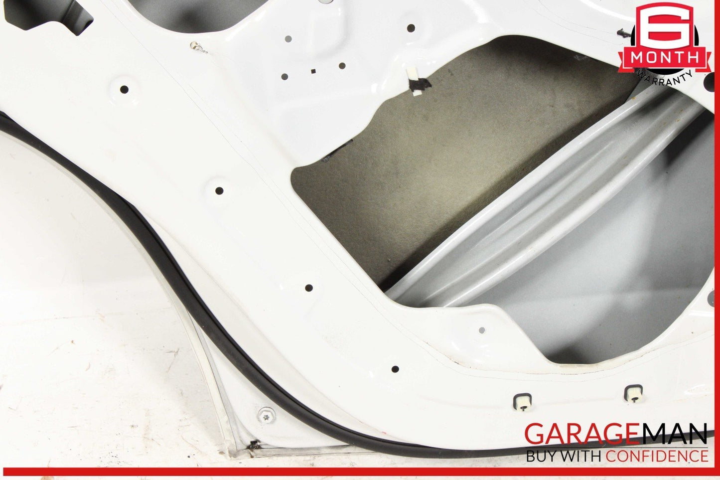 14-18 BMW X5 Rear Left Driver Side Door Shell Panel White OEM