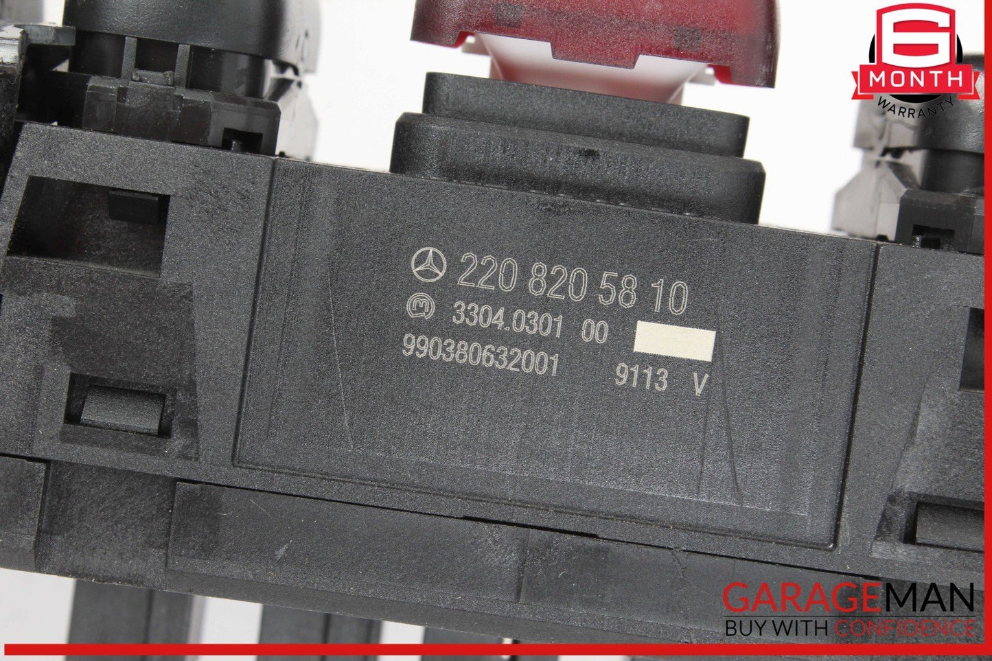 00-02 Mercedes W220 S500 Center ESP Hazard Light Door Lock Switch Control