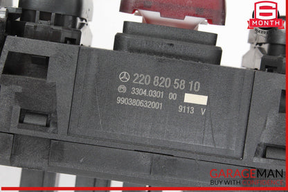 00-02 Mercedes W220 S500 Center ESP Hazard Light Door Lock Switch Control