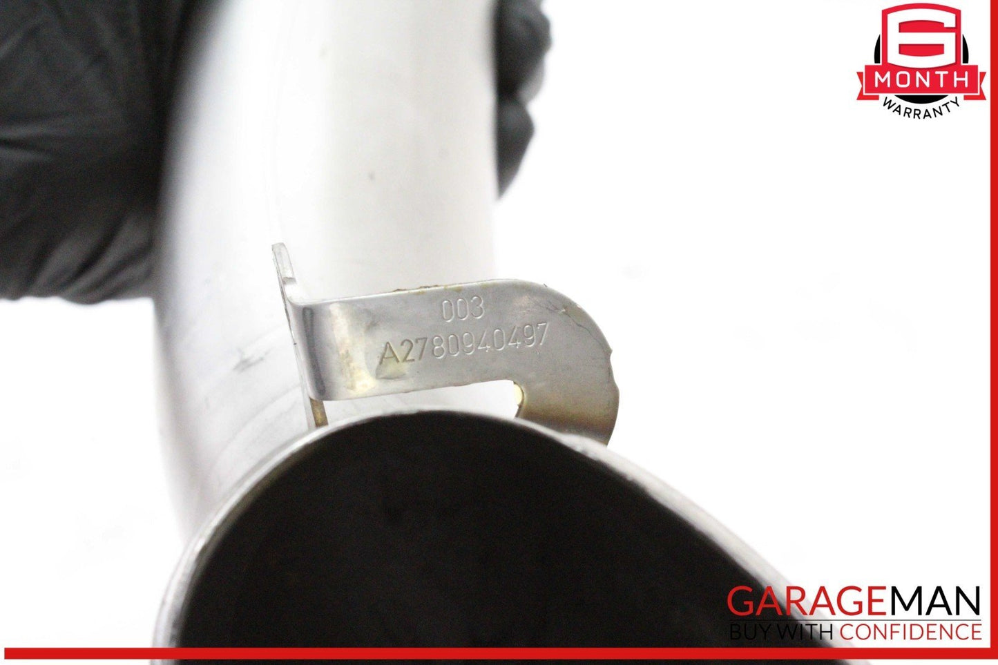 11-20 Mercedes X166 GL450 SL550 Right Side Air Intake Hose Duct Pipe OEM