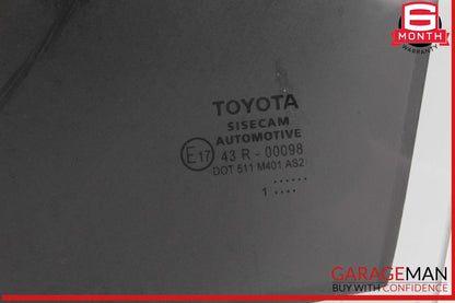 18-22 Toyota C-HR Front Left Driver Side Door Window Glass OEM