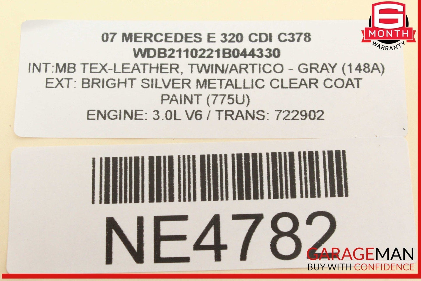 03-11 Mercedes W211 E320 CDI E500 Front Left Side Door Master Window Switch OEM