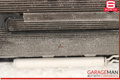 06-09 Mercedes W211 E350 Engine Motor Cooling Radiator A/C Condenser Assembly