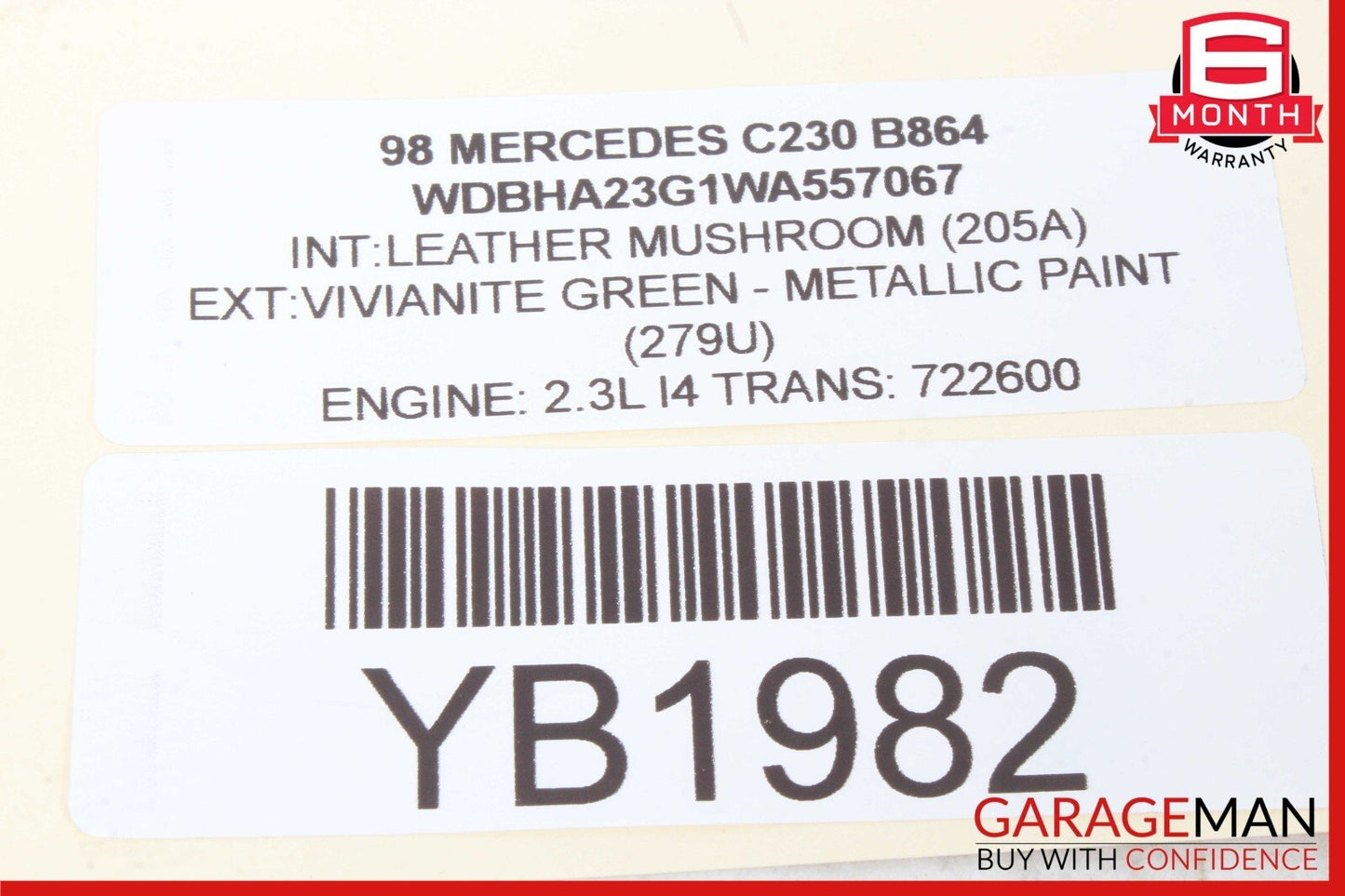 97-00 Mercedes W202 C230 ECU ECM Engine Control Module Unit OEM 0225452732