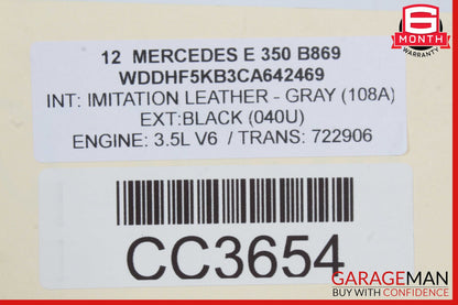 08-18 Mercedes W212 E350 C350 Engine Radiator Cooling Fan Motor Assembly OEM