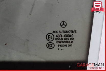 08-15 Mercedes W204 C250 C300 C350 Rear Left Door Window Auto Glass Tinted OEM