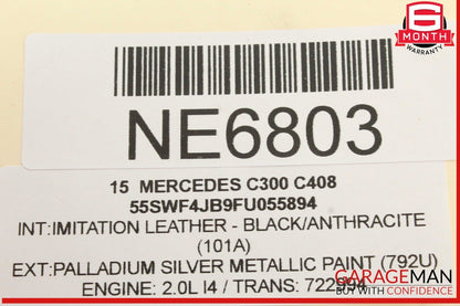 15-18 Mercedes W205 C300 C350e Front Right Side Seatbelt Seat Belt Retractor OEM