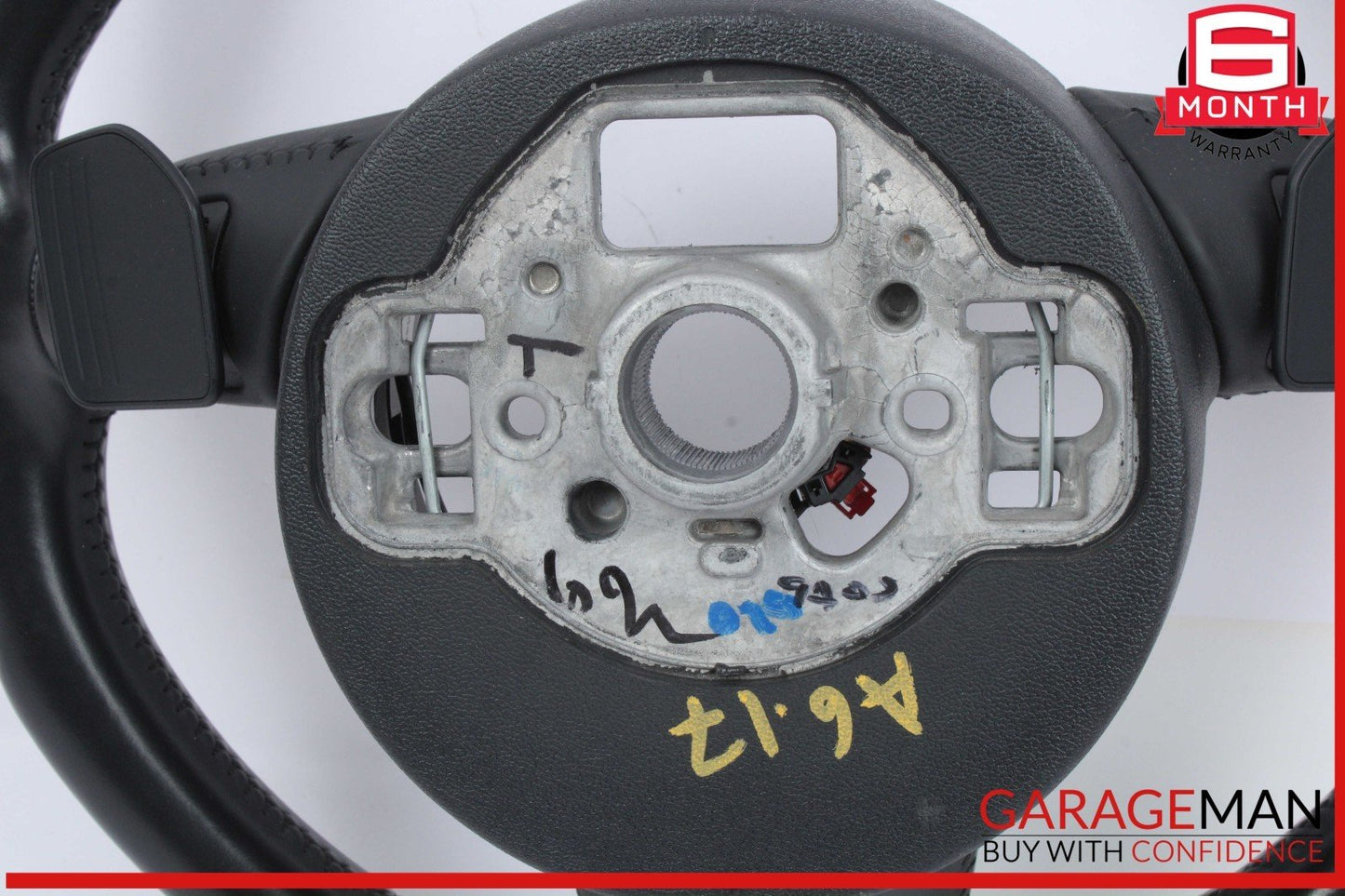 16-18 Audi A6 A7 Front Left Driver Side Steering Wheel Black 4G0419091BF OEM