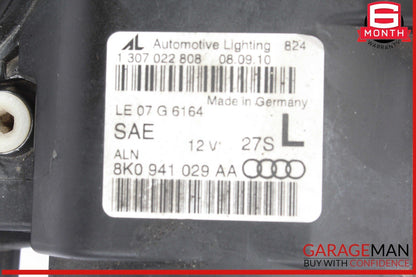 09-12 Audi S4 Front Left Driver Side Head Light Headlight Xenon Lamp OEM