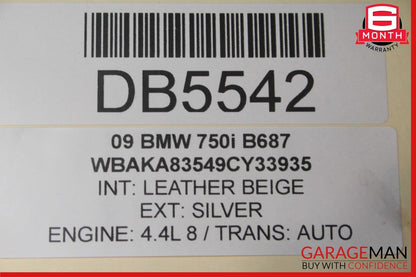 09-15 BMW 750I 750LI F01 F02 Rear Right Passenger Side Interior Door Panel Assy