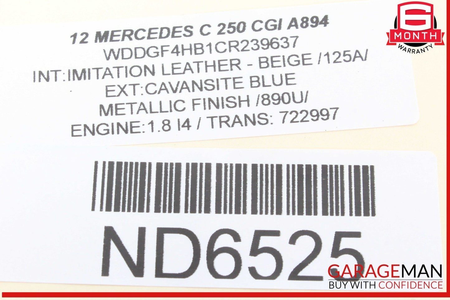 12-14 Mercedes W204 C250 CGI C300 Right Passenger Side Exterior Door Handle OEM
