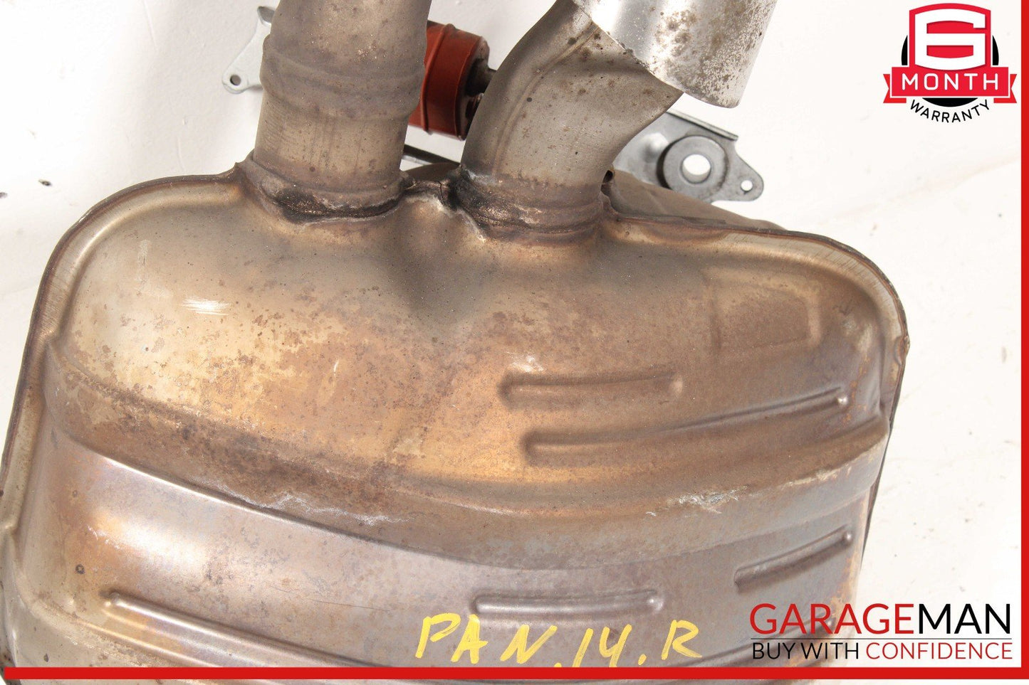 14-16 Porsche Panamera 970 E-Hybrid Exhaust Muffler Right & Left Set OEM