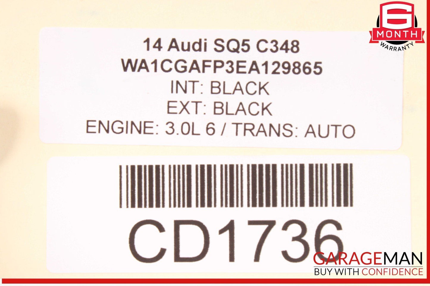09-18 Audi SQ5 A6 A7 Rear Left Side Spindle Knuckle Wheel Hub Assembly OEM