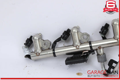 12-15 Mercedes W204 C250 CGI 1.8L M271 Fuel Injector Rail Line Assembly OEM