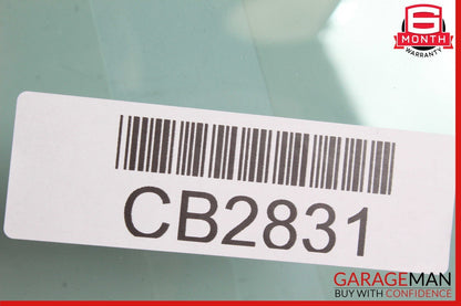 03-12 Mercedes R230 SL500 SL55 AMG Rear Left Side Quarter Window Glass Clear