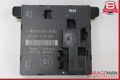 03-09 Mercedes W211 E350 E320 Rear Right & Left Side Door Control Module Set