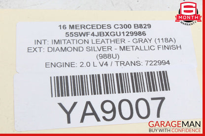 15-20 Mercedes W205 C300 C400 Rear Right Side Spindle Knuckle Hub OEM