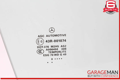 12-19 Mercedes W166 GLE400 GLE43 AMG GLS550 Front Right Door Window Glass OEM