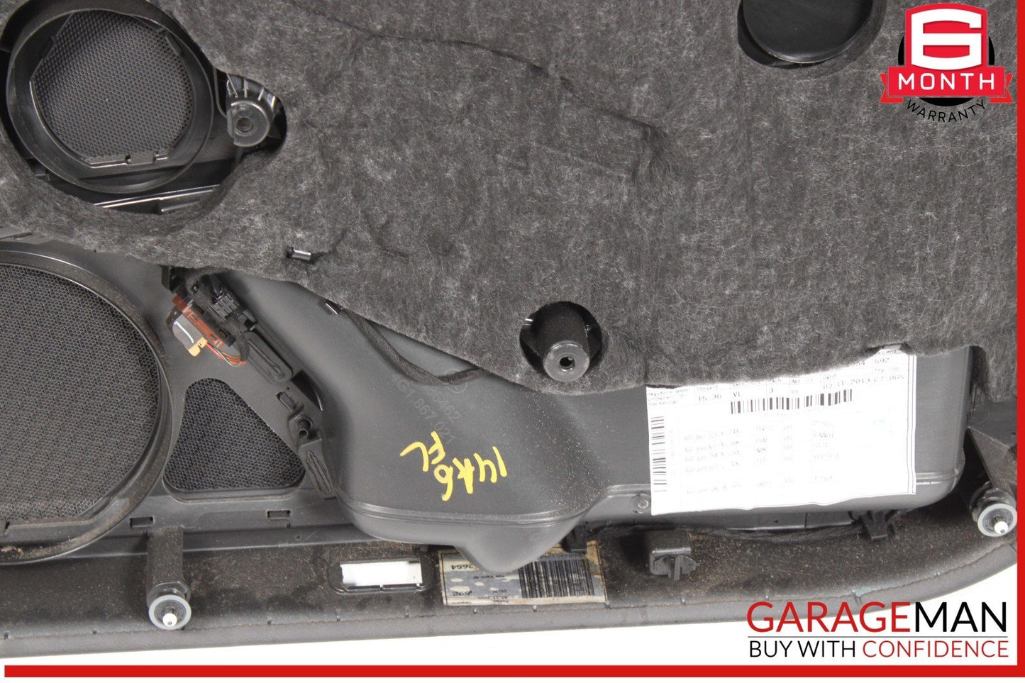 12-18 Audi A6 S6 Front Left Driver Side Interior Door Panel OEM