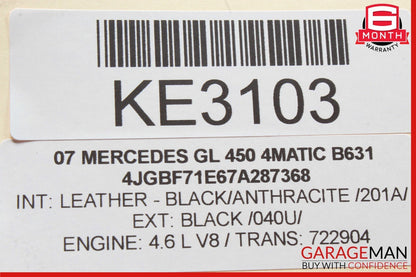 06-13 Mercedes X164 GL450 ML450 Rear A/C Heater Climate Control Switch OEM