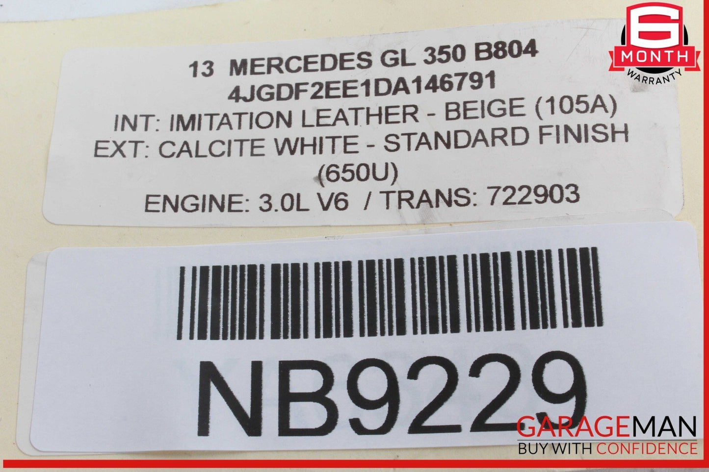 12-19 Mercedes X166 GL350 ML400 Front SAM Control Module Unit OEM