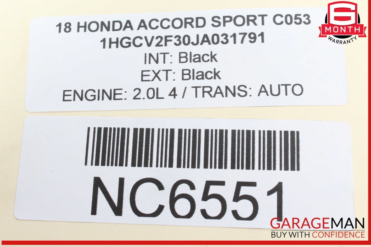 18-22 Honda Accord Sport Front Right Side Spindle Knuckle w/ Disc Rotor OEM