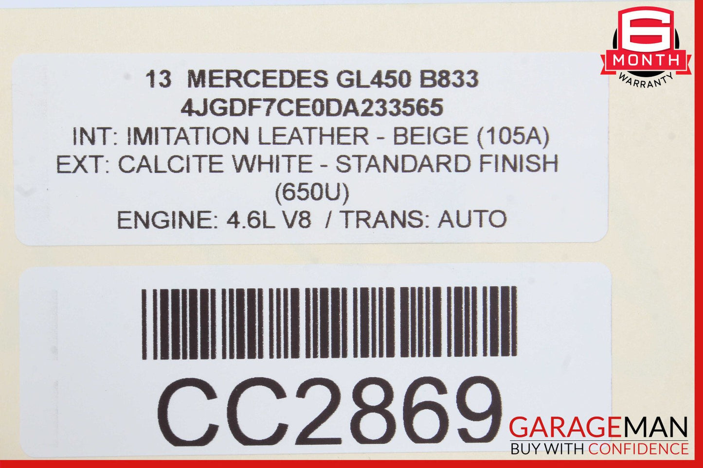 13-19 Mercedes X166 GL450 GLS550 Baggage Luggage Roof Rack Rail Crossbar OEM