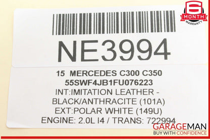 15-20 Mercedes W205 C300 SLC300 GLA250 M274 Throttle Body 2701410025 OEM