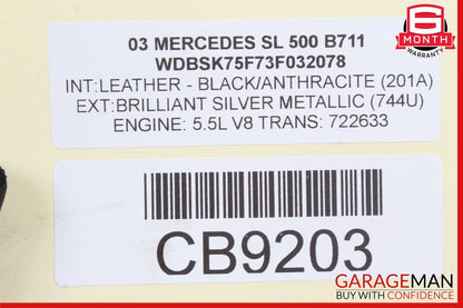 03-12 Mercedes R230 SL500 SL550 RWD Rear Left Wheel Spindle Knuckle Hub Bearing