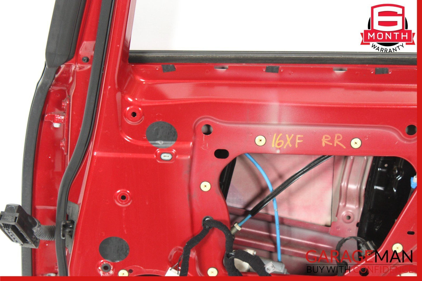 16-23 Jaguar XF Rear Right Passenger Side Door Shell Panel Red OEM