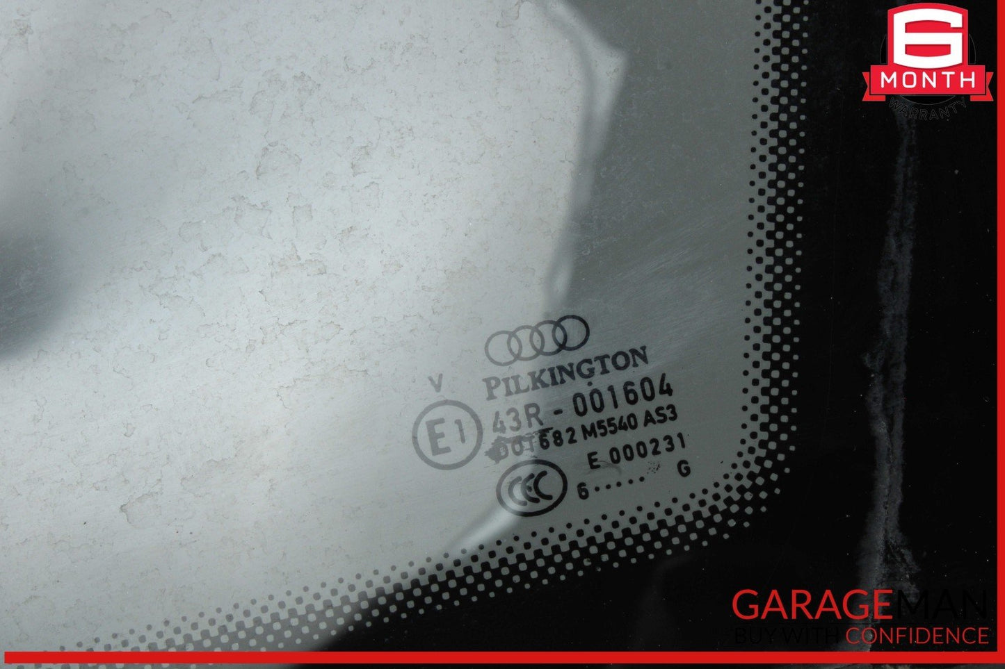 07-15 Audi Q7 Rear Right Passenger Side Quarter Window Glass 4L0845300 OEM