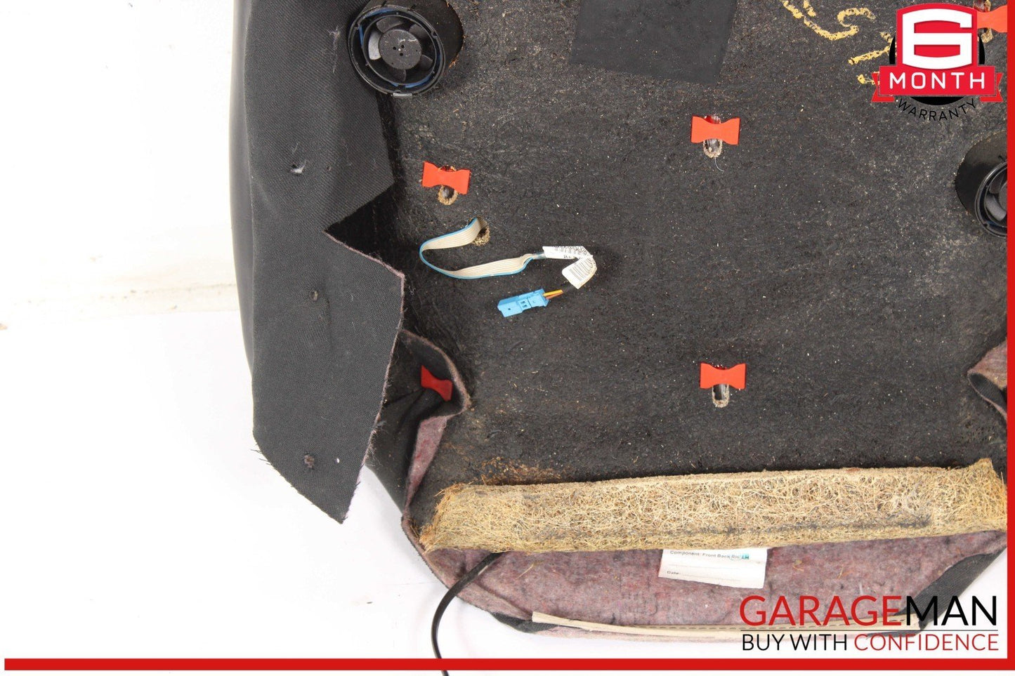 01-06 Mercedes W215 CL55 CL65 AMG Front Right Side Upper Seat Cushion Black OEM