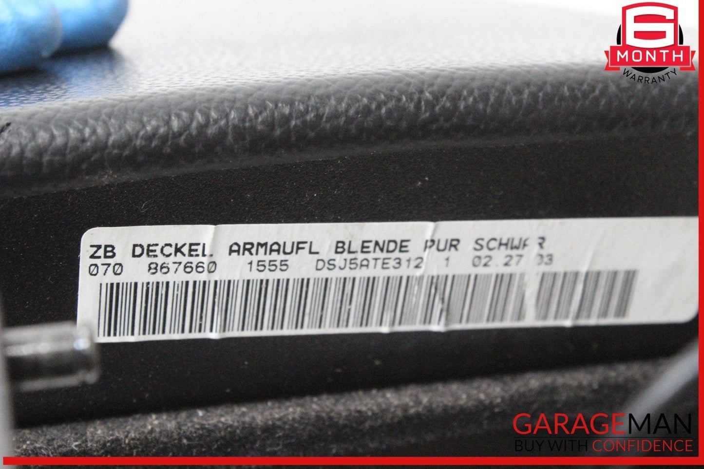 03-06 Mercedes R230 SL500 SL55 AMG Center Console Arm Rest Armrest Cover OEM