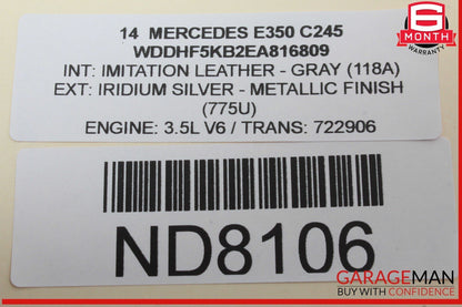 10-17 Mercedes W212 E350 CLS550 Right Passenger Side Exterior Door Handle OEM