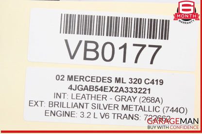98-05 Mercedes W163 ML320 ML500 6 Disc Disk CD Changer 1638203889 OEM