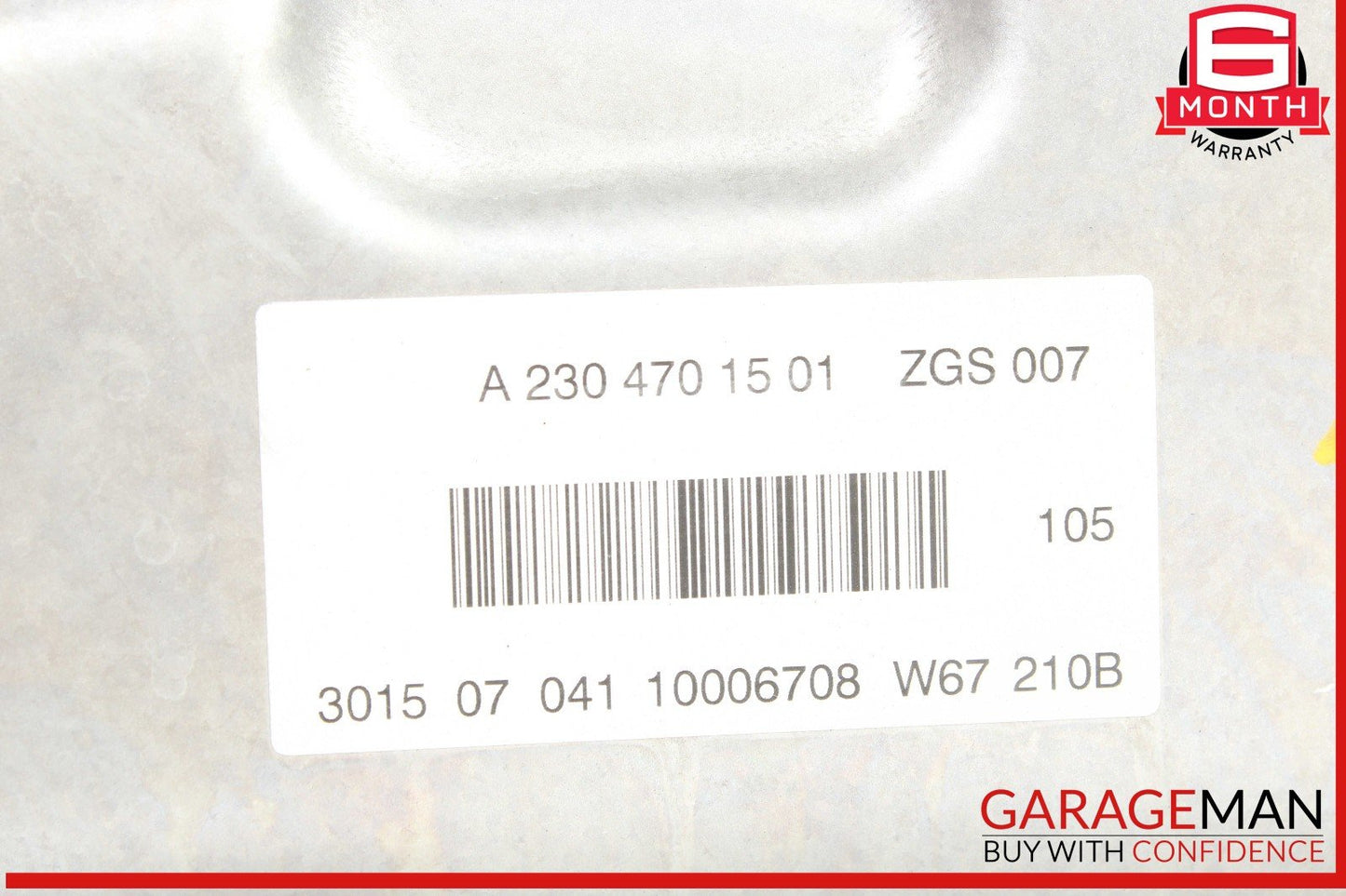 03-06 Mercedes R230 SL500 Fuel Gas Tank Reservoir Assembly 2304704001 OEM
