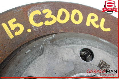 15-20 Mercedes W205 C300 Rear Left Side Wheel Spindle Knuckle w/ Rotor Disc OEM