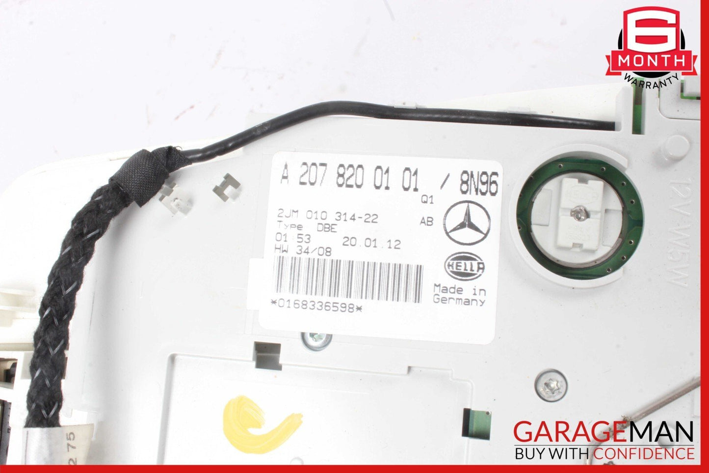 11-16 Mercedes W207 E350 E550 Overhead Reading Map Dome Light Lamp OEM