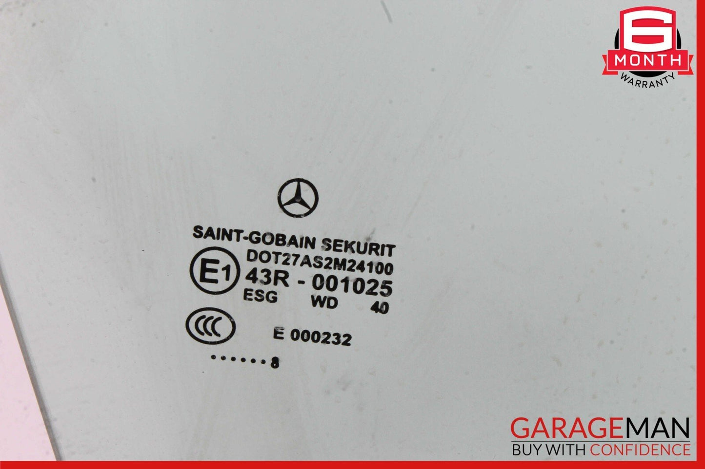 05-11 Mercedes R171 SLK350 Front Right Passenger Side Door Window Auto Glass