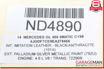 12-19 Mercedes X166 GL450 4MATIC Rear Right Passenger Side Lower Control Arm OEM