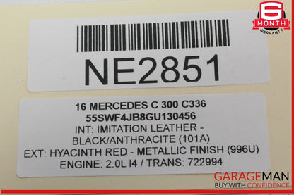 15-20 Mercedes W205 C300 C350e Front Right Side Door Window Regulator Motor OEM