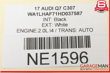 17-19 Audi Q7 Front Dash Trim w/ Head Light Lamp Control Switch 4M1853189R OEM