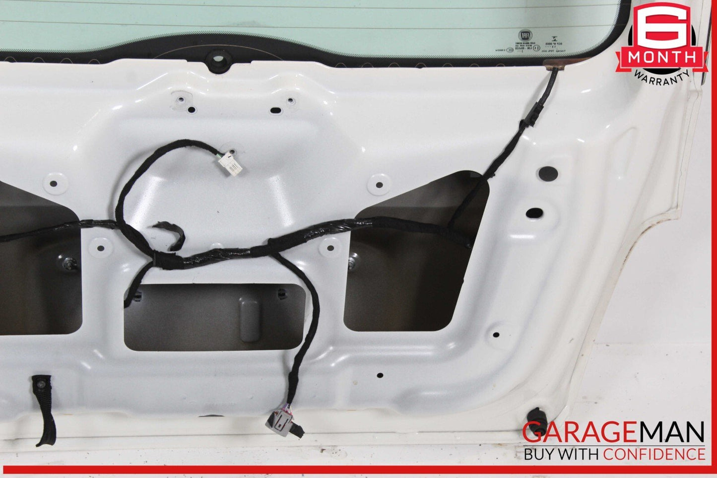 12-17 Fiat 500 Rear Trunk Lid Tailgate Liftgate Shell White OEM