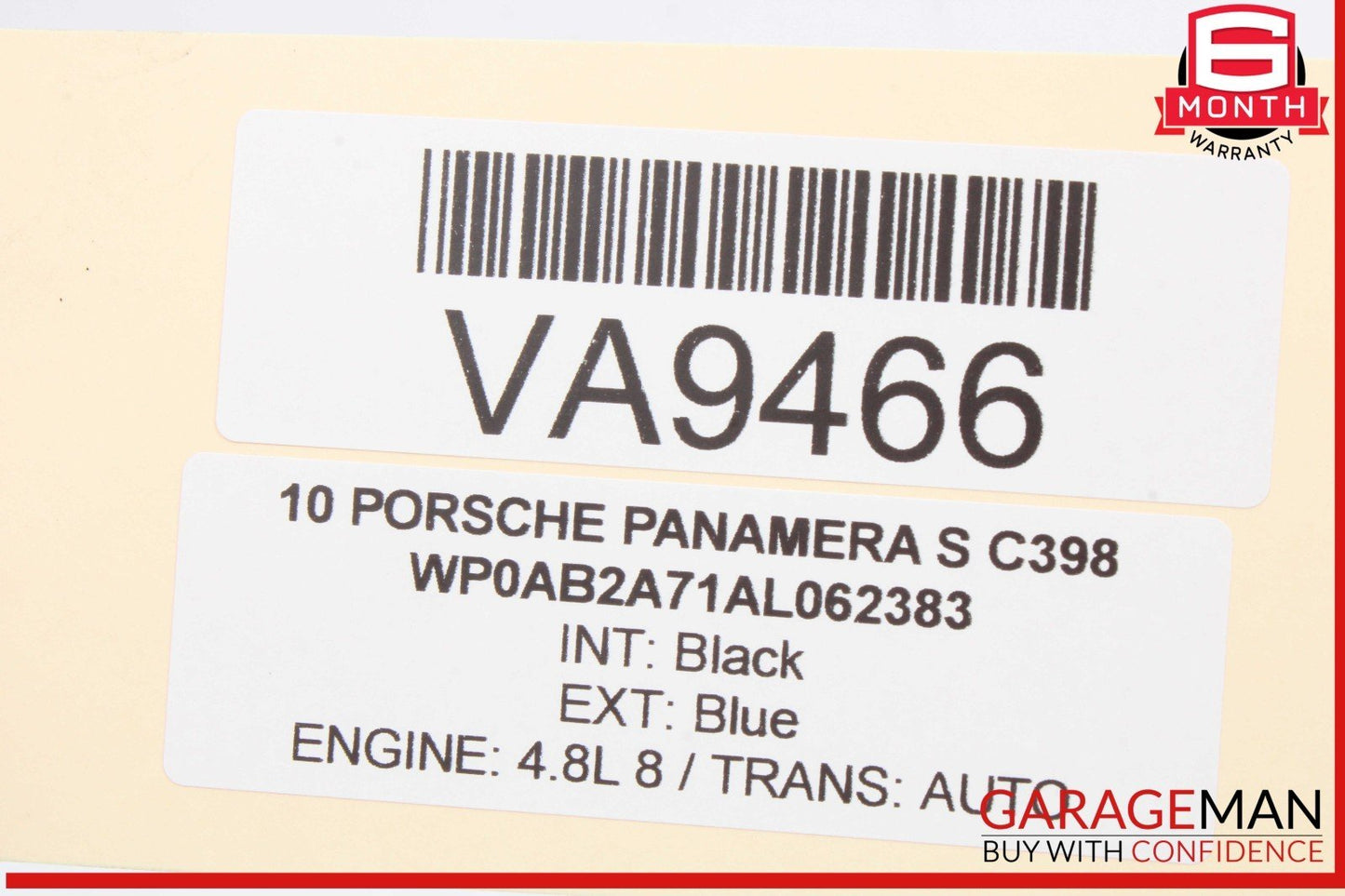 10-16 Porsche Panamera S 970 Front Body Computer Control Module Unit 7PP907064GH