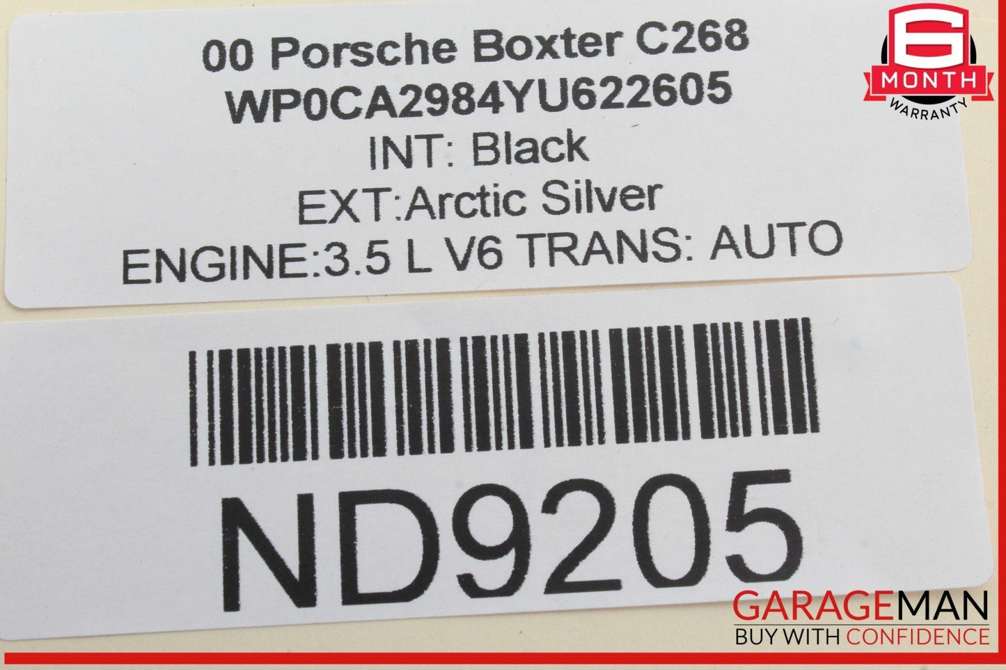 97-04 Porsche Boxster 986 Carrera 911 996 Front Right Exterior Door Handle OEM