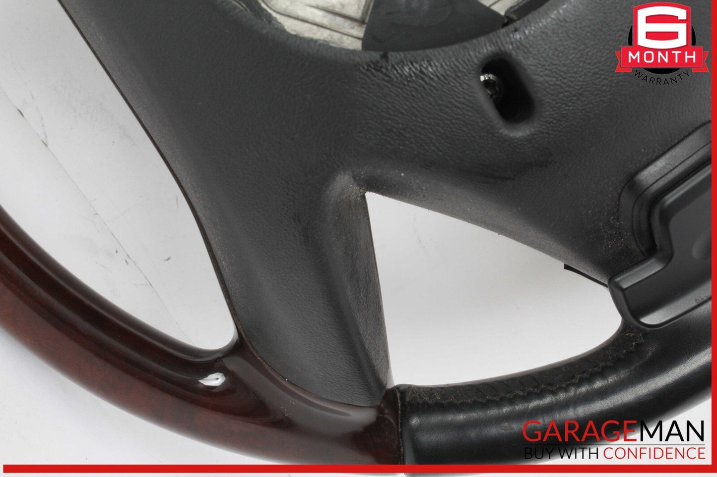 10-14 Mercedes W221 S550 S600 Steering Wheel w/ Paddle Shifters Black Wood OEM