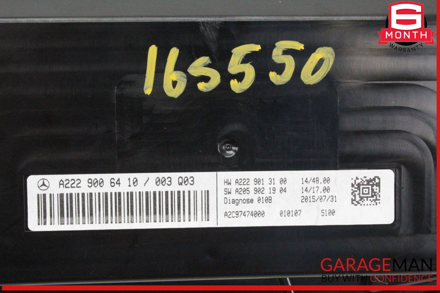 14-17 Mercedes W222 S550 Heads Up Windscreen Display Projector Unit 2229006410
