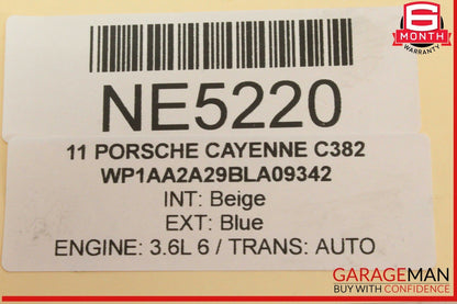 11-18 Porsche Cayenne 958 Front Right Passenger Side Window Regulator Motor OEM